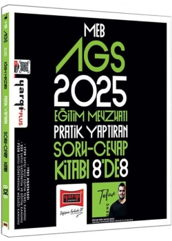 Yargı Meb Ags 2025  Eğitim Mevzuatı Pratik Yaptıran Soru Cevap Kitabı 8 De 8