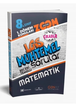 Günay 8.Sınıf 1.Dönem Matematik Muhtemel Sorular