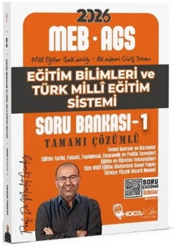2026 MEB AGS TÜRK MİLLİ EĞİTİM SİSTEMİ ÇÖZÜMLÜ SORU BANKASI 1 HOCA KAFASI