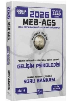 CBA 2026 MEB AGS GELİŞİM PSİKOLOJİSİ ÇÖZÜMLÜ SORU BANKASI PUSULA SERİSİ