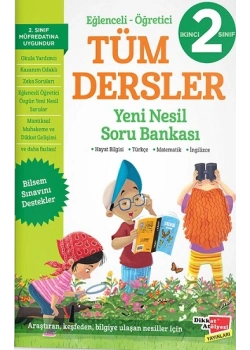 2.Sınıf Tüm Dersler Yeni Nesil Soru Bankası Dikkat Atölyesi