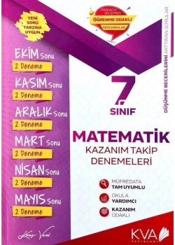 7.Sınıf Matematik Kazanım Takip Denemeleri  Kva