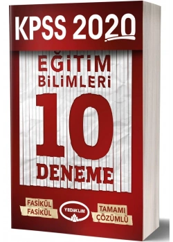 Kpss 2020 Eğitim Bilimleri Çözümlü 10 Deneme Yediiklim