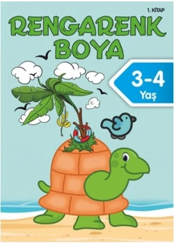 Rengarenk Boya 3-4 Yaş 1.Kitap       Doğan