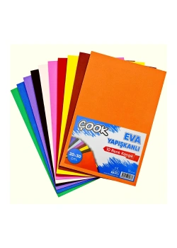 Çook Eva Yapışkanlı 50X70 Karışık RENK 10lu Paket
