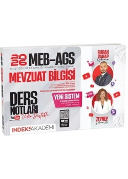 2026 MEB AGS MEVZUAT BİLGİSİ VİDEO DERS NOTLARI İNDEKS AKADEMİ