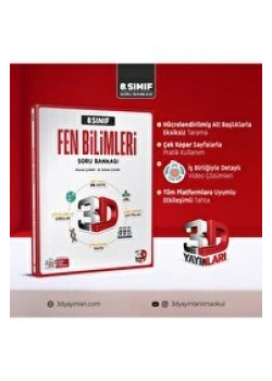 3D 8.SINIF FEN BİLİMLERİ SORU BANKASI