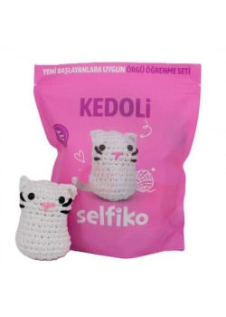 SELFİKO KEDOLİ ÖRGÜ ÖĞRENME SETİ