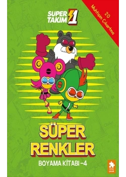 Süper Takım 1 Süper Renkler Boyama 4 Eksikparça
