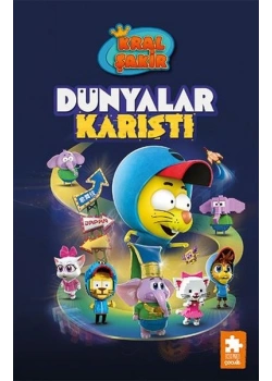 Kral Şakir Dünyalar Karıştı İçi Renkli Kuşe Kağıt Eksik Parça