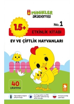 Minikler Ev Ve Çiftlik Hayvanları Etkinlik Kitabı No-1 Eksikparça