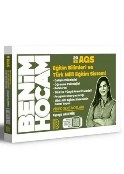 2026 AGS EĞİTİM BİLİMLERİ TÜRK MİLLİ EĞİTİM SİSTEMİ VİDEO DERS NOTLARI BENİM HOCAM
