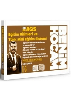 2026 AGS EĞİTİM BİLİMLERİ TÜRK MİLLİ EĞİTİM SİSTEMİ VİDEO DERS NOTLARI BENİM HOCAM