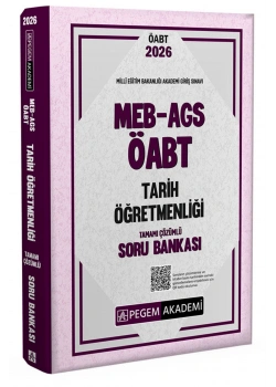 *Kampanya*Pegem 2026 Öabt Meb Ags Tarih Öğretmenliği Çözümlü Soru Bankası