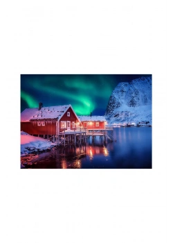 Piece Northen Light Puzzle 1000 Parça Mavi Lale