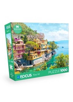 Portofino Puzzle 1000 Parça Mavi Lale