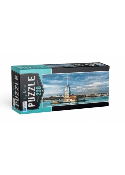 Blue Focus Kutulu 230 Parça Puzzle Kız Kulesi Mavi Lale