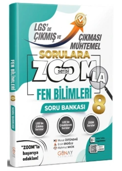 Günay 8.Sınıf Lgs Fen Bilimleri Çıkması Muhtemel Soru Bankası Zoom Serisi