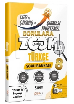 Günay 8.Sınıf Lgs Türkçe Çıkması Muhtemel Soru Bankası Zoom Serisi