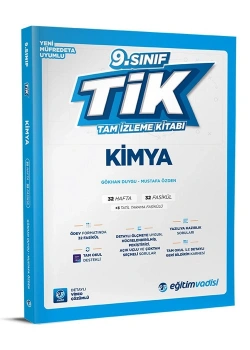9.Sınıf Kimya Tam İzleme Kitabı Eğitim Vadisi