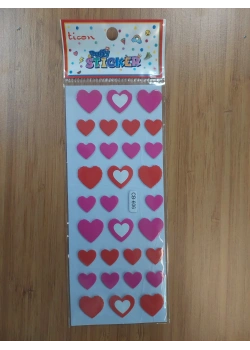 Ticon Tps-004/8 Puffy Sticker Kalp Kod:389461