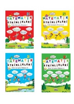 2 .Sınıf Matematik Evde Çalışma Seti 4 Kitap Hayat