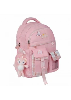 Lux Simli İlkokul Çantası 3 Bölmeli Takım Eko  1378 Özkara Çanta