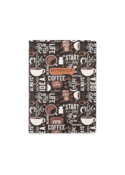 Keskin Color 18,5*26 58Yp Kareli Tel Dikiş Uninote Coffee Time Defter