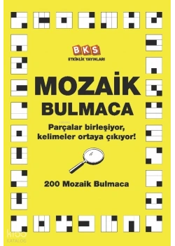 Mozaik Bulmaca 200 Mozaik Bulmaca Bks Etkinlik Yayın