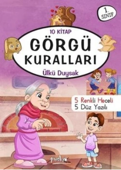 1.Sınıf Görgü Kurallari 10 Kitap Set Pinokyo Yayınları