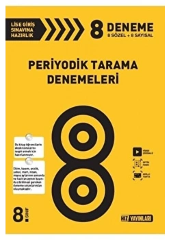 Hız 8.Sınıf Sözel-Sayısal Periyodik Tarama Denemeleri