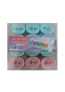 RB. Pastel 4 Renkli Oval Çift Açacaklı