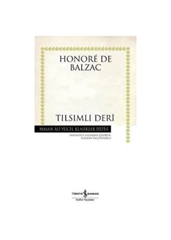 Tılsımlı Deri- Honorede Balzac  İş Bankası