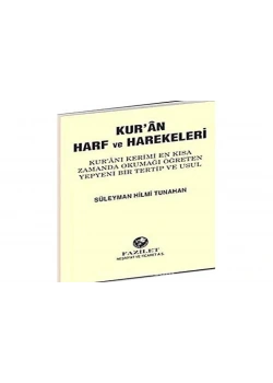 Kuran Harf Ve Harekeleri-  Büyük Boy- Fazilet