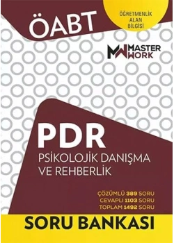 Öabt Pdr Psikolojik Danışma Rehberlik Soru Bankası  Master Work