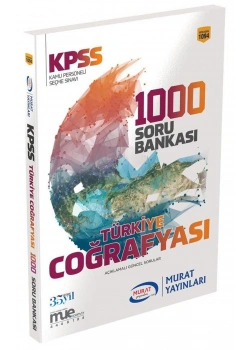 Murat 1094 Kpss Türkiye Coğrafyası Soru Bankası