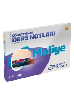 Murat 1345 Kpss A Grubu Maliye Ders Notları