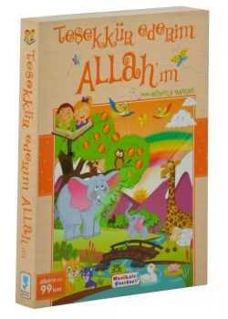 Teşekkür Ederim Allahım Çocuğumla 99 Esma Mavi  Lale