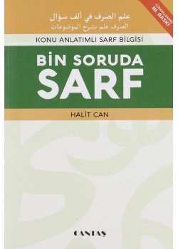 Bin Soruda Sarf Konu Anlatımlı Sarf Bilgisi-Halit Can-Cantaş