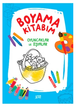 Boyama Kitabım Oyuncaklar Ve Eşyalar  Minik Ada