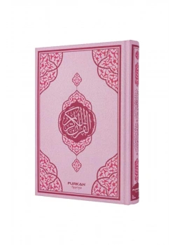 Furkan 17046 Orta Boy Termo Deri Kuranı-ı Kerim Fuşya