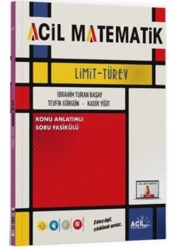 Acil Matematik Limit Türev Konu Anlatımlı soru Fasikülü