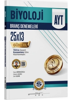 Ayt Biyoloji 25x13 Branş Denemeleri Bilgi sarmal