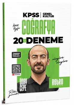 Retro Kpss Gk Coğrafya 20 li Deneme