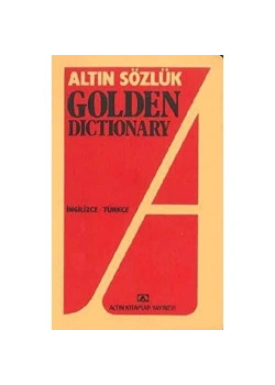 Altın Golden Dictionary İngilizce Türkçe Sözlük Plasti̇K Kapak