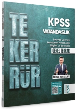 Kpss Vatandaşlık Tekerrür Genel Tekrar Kitabı Benim Hocam