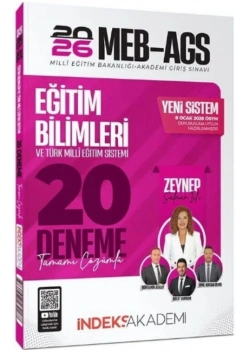 2026 Meb Ags Eğitimin Temelleri Türk Milli Eğitim Sistemi 20 Çözümlü Deneme İndeks