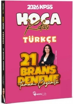 2026 Kpss Türkçe 21 Branş Deneme Çözümlü Goca Kafası
