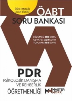 Öabt Pdr Psikolojik Danışma Rehberlik Öğretmenliği Soru Bankası Masterwork