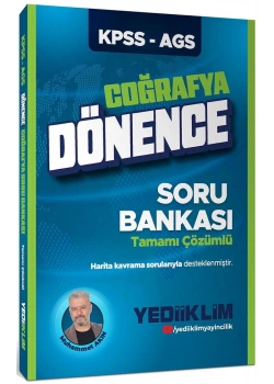 Kpss Ags Coğrafya Dönence Çözümlü soru Bankası Yediiklim